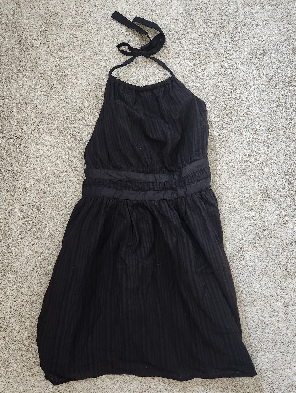 NWT Black Strapless Dress